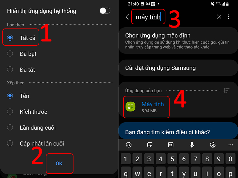 Ứng dụng máy tính 